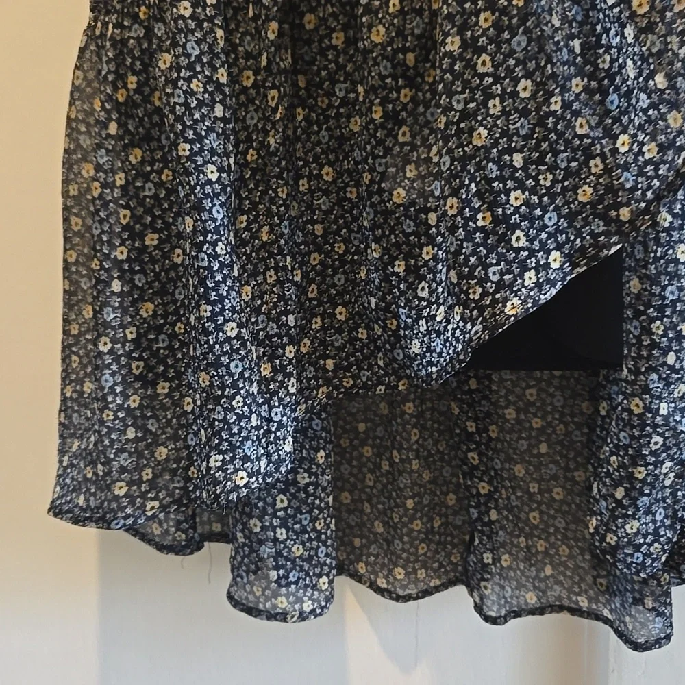 Abercrombie & Fitch Navy Floral Midi Dress - Picture 9 of 13